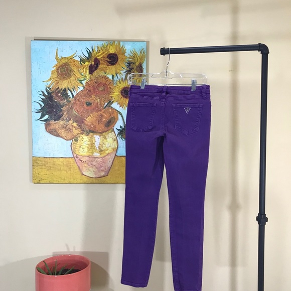 Guess Brittney-Skinny Jeans Purple - Picture 5 of 15
